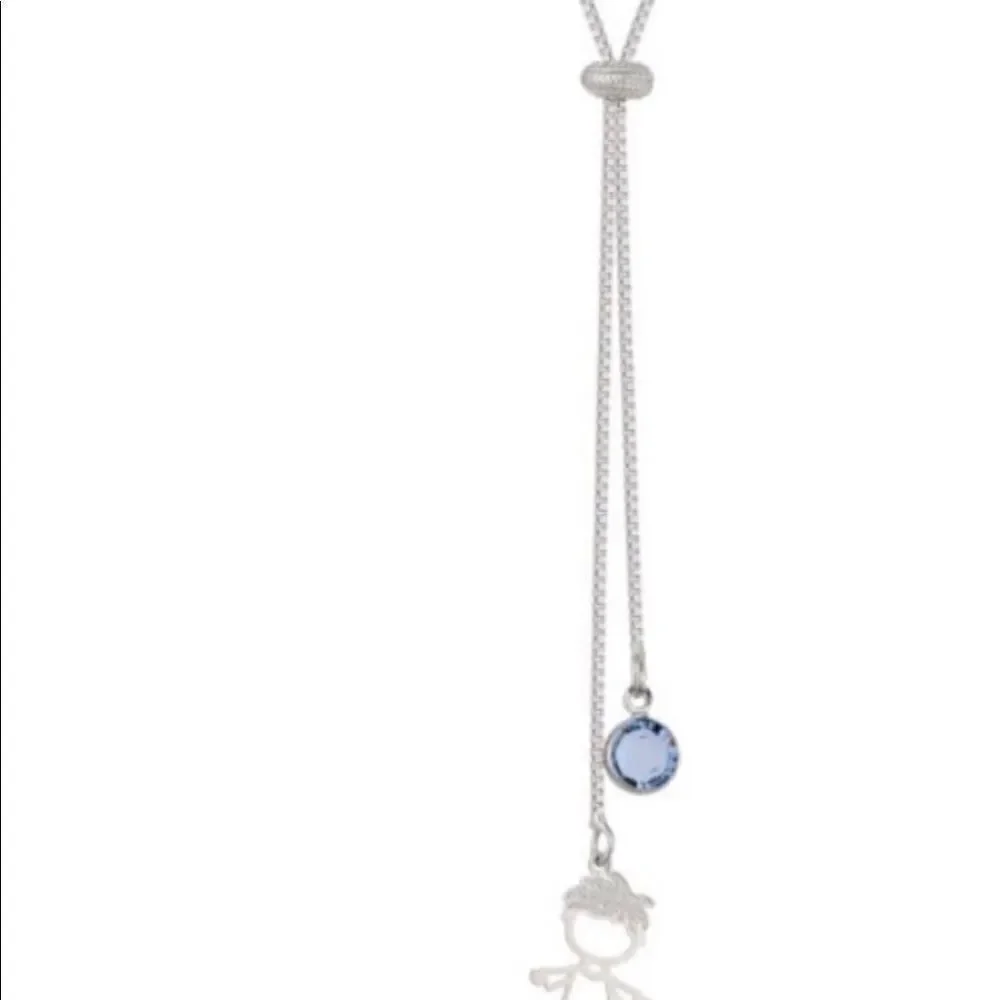Swarovski Crystals Pull Tie White Rhodium plated